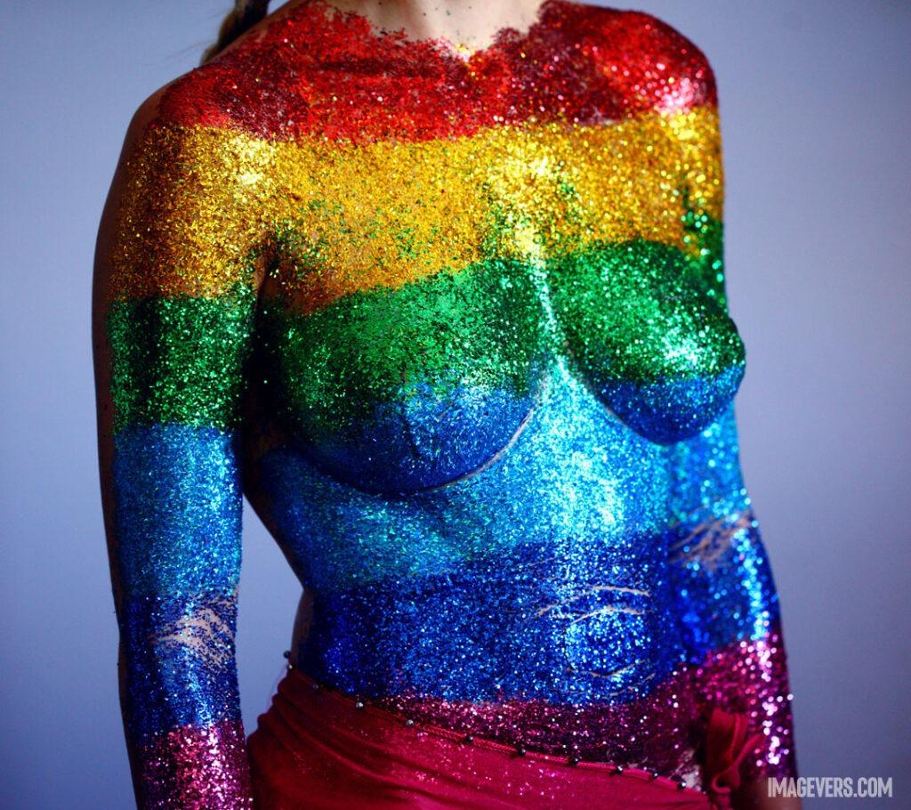 Multicolored-Glittered-Top