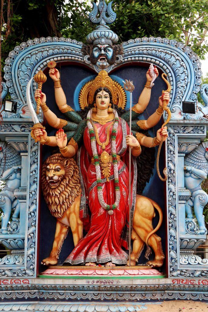 Photo of Durga Statue-min